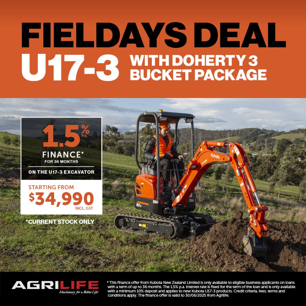 Fieldays Deal U17-3 With Doherty 3 Bucket Package